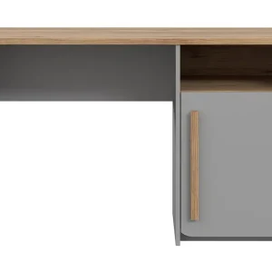 Ahmetbay Skrivbord 120 cm Grå/Brun - Möbler Reapris