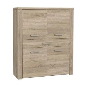 Bästa pris Loannia Highboard 42x117 cm Brun - Förvaring