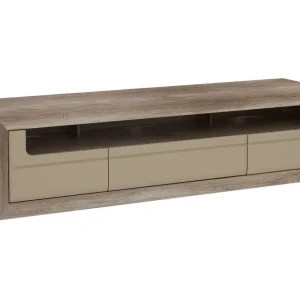 Endast denna vecka Corlius Tv-bänk 194 cm Beige/Brun - Möbler