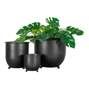 Tulinda Kruka 3st Svart - Inredning Premium