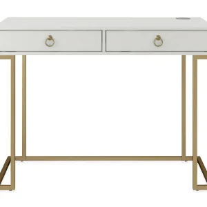 CosmoLiving Camila Skrivbord 106 cm Vit CosmoLiving - Möbler Billig
