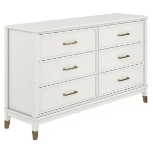 CosmoLiving Westerleigh Byrå 144x41 cm Vit CosmoLiving - Förvaring Rea
