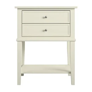 Dorel Home Franklin Sidobord 56 cm Vit Dorel Home - Möbler Kundfavorit