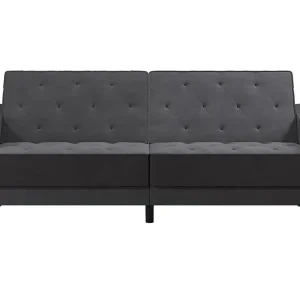 Novogratz Vintage Tufted 2-sits Bäddsoffa Grå Novogratz - Möbler Endast idag