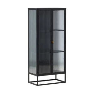 Venture Home Garis Skåpsbyrå 70x40x160 cm Svart - Förvaring Kampanjpris