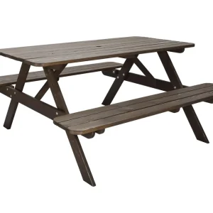 Nancie Picknickbord 150 cm Brun - Utemöbler Sista chansen