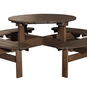 Fynd Rogolo Picknickbord 199 cm Brun - Utemöbler