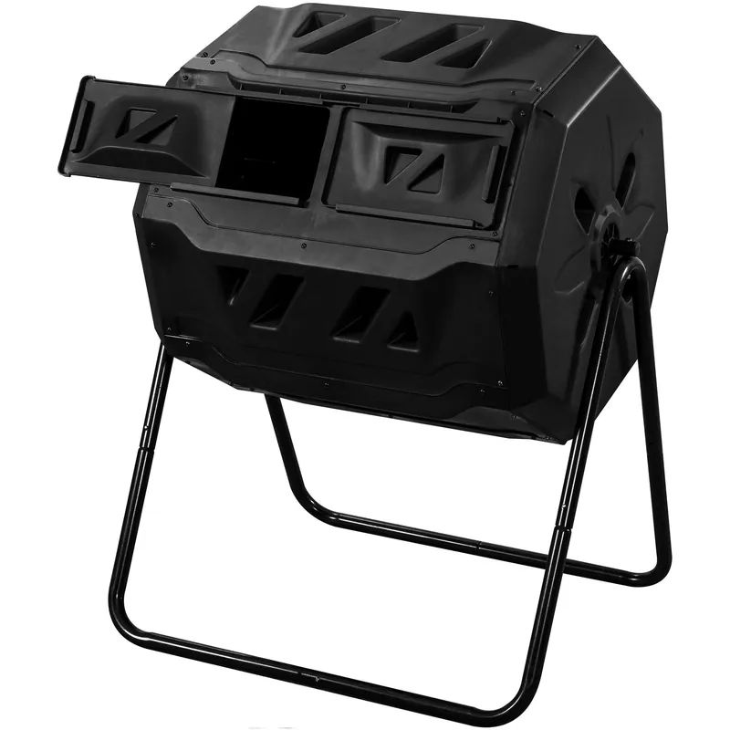Populär Roterande varmkompost / komposttrumma 160 liter - Trädgård & spabad
