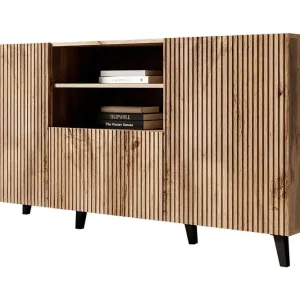 Nyhet Scandinavian Choice Juniskär Byrå Svart|Ek - Förvaring