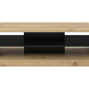 Louetta Soffbord 120 cm Brun/Svart - Möbler Begränsat erbjudande