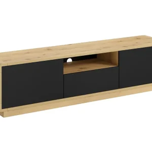 Louetta Tv-bänk 180 cm Brun/Svart - Möbler Outlet