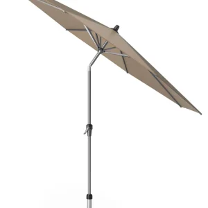 Premium Riva parasoll - Taupe/grå exkl. parasollfot 3 m från Platinum Sun & Shade- Bra Möbler