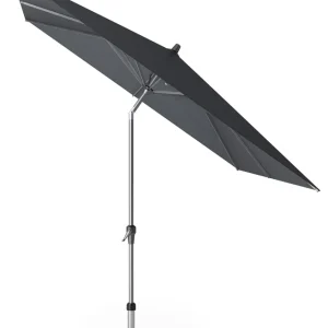 Sista chansen Riva parasoll - Mörkgrå/grå exkl. parasollfot 2,5 x 2,5 m från Platinum Sun & Shade- Bra Möbler