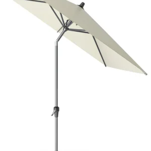 Riva parasoll - Varmvit/grå exkl. parasollfot 2,5 x 2 m från Platinum Sun & Shade- Bra Möbler Fynd