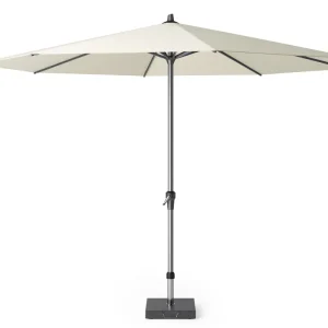 Riva parasoll - Varmvit/grå exkl. parasollfot 3,5 m från Platinum Sun & Shade- Bra Möbler Snabb frakt