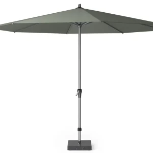Rabatter Riva parasoll - Olivgrön/grå exkl. parasollfot 3,5 m från Platinum Sun & Shade- Bra Möbler