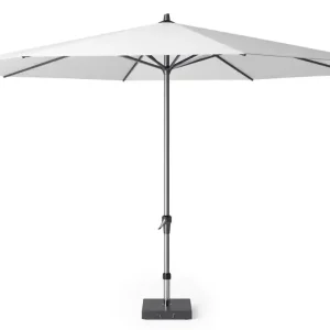 Snabb frakt Riva parasoll - Vit/grå exkl. parasollfot 4 m från Platinum Sun & Shade- Bra Möbler