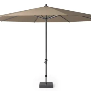 Riva parasoll - Taupe/grå exkl. parasollfot 4 m från Platinum Sun & Shade- Bra Möbler Reapris