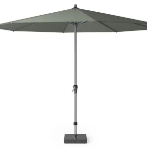 Riva parasoll - Olivgrön/grå exkl. parasollfot 4 m från Platinum Sun & Shade- Bra Möbler risnedsättning