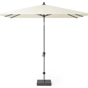 Riva parasoll - Varmvit/grå exkl. parasollfot 2,75 x 2,75 m från Platinum Sun & Shade- Bra Möbler Begränsat erbjudande