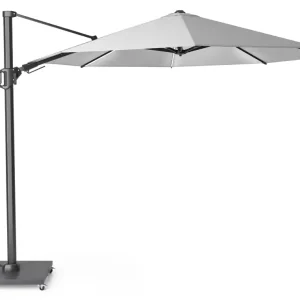 Beställ idag Challenger T2 Glow parasoll - Grå/grå exkl. parasollfot 3,5 m från Platinum Sun & Shade- Bra Möbler