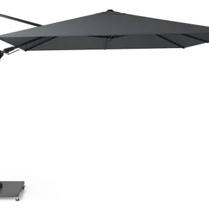 Challenger T2 parasoll - Mörkgrå/grå exkl. parasollfot 3 x 3 m från Platinum Sun & Shade- Bra Möbler Billigare
