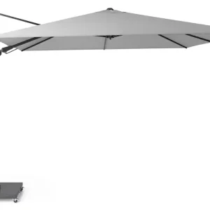 Challenger T2 parasoll - Grå/grå exkl. parasollfot 3 x 3 m från Platinum Sun & Shade- Bra Möbler I lager