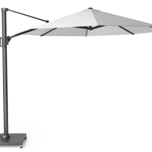 Sista chansen Challenger T1 parasoll - Vit/grå exkl. parasollfot 3,5 m från Platinum Sun & Shade- Bra Möbler