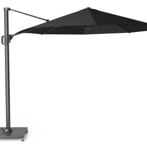 Säker betalning Challenger T1 parasoll - Svart/grå exkl. parasollfot 3,5 m från Platinum Sun & Shade- Bra Möbler