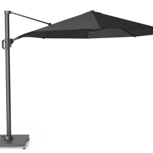 Challenger T1 parasoll - Svart/grå exkl. parasollfot 3,5 m från Platinum Sun & Shade- Bra Möbler Sista chansen