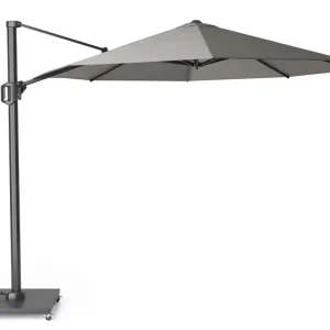 Premium Challenger T1 parasoll - Grå/grå exkl. parasollfot 3,5 m från Platinum Sun & Shade- Bra Möbler