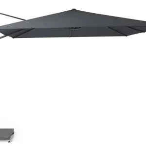 Erbjudandepris Challenger T1 parasoll - Mörkgrå/grå exkl. parasollfot 3 x 3 m från Platinum Sun & Shade- Bra Möbler