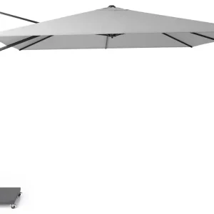 Trygg betalning Challenger T1 parasoll - Grå/grå exkl. parasollfot 3 x 3 m från Platinum Sun & Shade- Bra Möbler