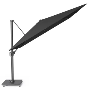 Begränsad tid Challenger T1 parasoll - Svart/grå exkl. parasollfot 3 x 3 m från Platinum Sun & Shade- Bra Möbler