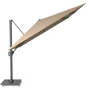 Challenger T1 parasoll - Taupe/grå exkl. parasollfot 3 x 3 m från Platinum Sun & Shade- Bra Möbler Beställ idag