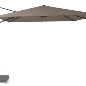 Challenger T1 parasoll - Beige/grå exkl. parasollfot 3 x 3 m från Platinum Sun & Shade- Bra Möbler Utförsäljning