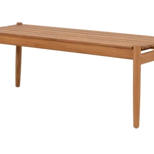 Nedsatt pris Hampton bänk - Teak 120 cm från Sunzo- Bra Möbler
