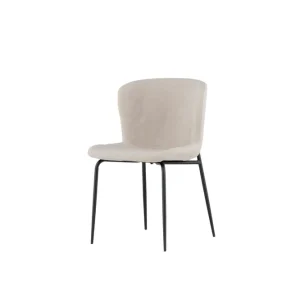 Modesto matstol - Vit/beige från Venture Design- Bra Möbler Rabatter