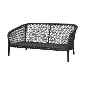 Ocean 2-sitssoffa - Dark grey från Cane-line- Bra Möbler Sänkt pris