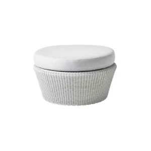 Kingston fotpallsdyna - Light grey Stor från Cane-line- Bra Möbler Utförsäljning