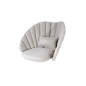 Fri frakt Peacock dynset - Light grey Till loungefåtölj från Cane-line- Bra Möbler