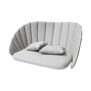 Peacock dynset - Light grey Till 2-sitssoffa från Cane-line- Bra Möbler Populär