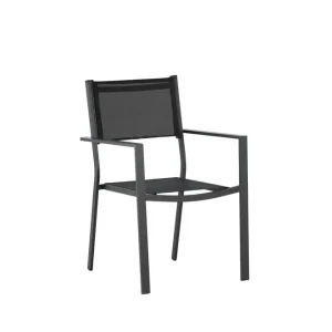 Extra rabatt Copacabana karmstol - Svart/svart från Venture Design- Bra Möbler