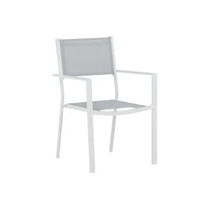 Copacabana karmstol - Vit/grå från Venture Design- Bra Möbler Populär