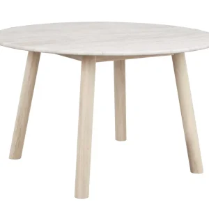Taransay matbord - Beige/vitpigmenterad 125 cm från Rowico Home- Bra Möbler Premium
