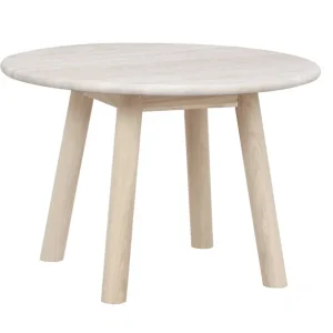 Nyhet Taransay soffbord - Beige/vitpigmenterad 60 cm från Rowico Home- Bra Möbler