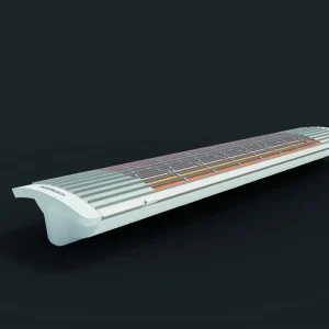 Snabb leverans Next infravärmare - Vit 3000W från Heatscope- Bra Möbler