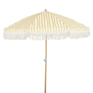 Gatsby parasoll - Gul/randig 1,8 m från Brafab- Bra Möbler Rea