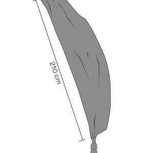 Premium Möbelskydd (Vattentätt) - Till parasoll 265 x 75 cm från Brafab- Bra Möbler