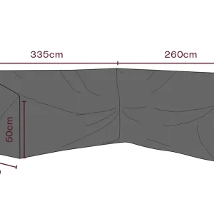 Möbelskydd (Andas) - Till hörnsoffa 335-260 x105 x 70 cm från Brafab- Bra Möbler Rabatter